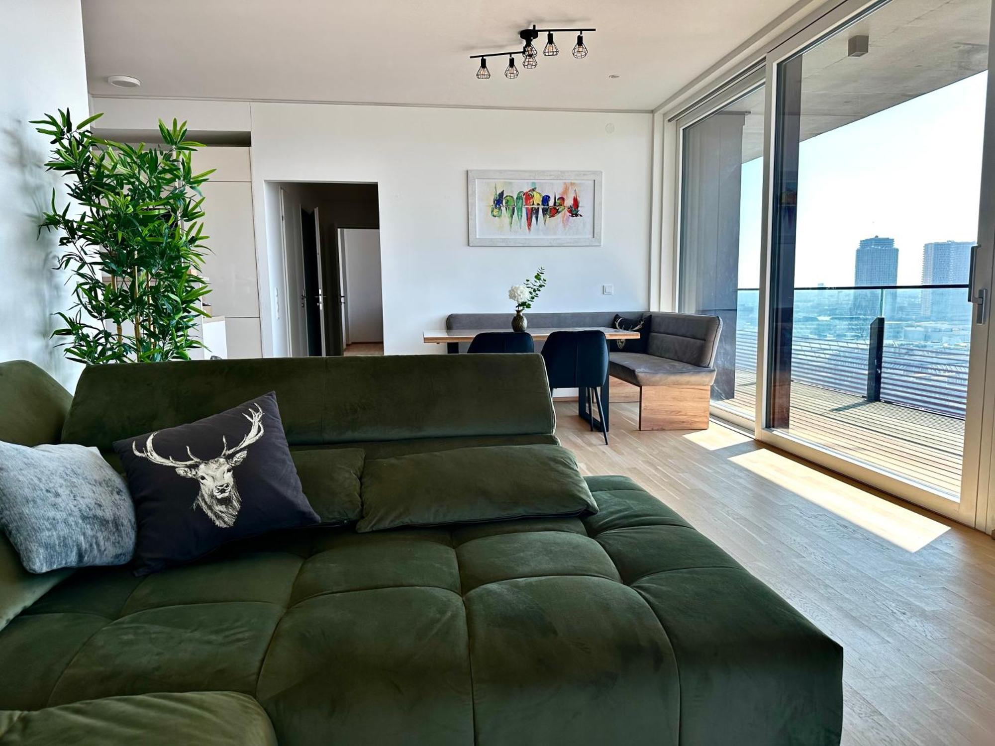 Panorama Sky Apartment I Rooftop Pool I Metro Station Viena Exterior foto