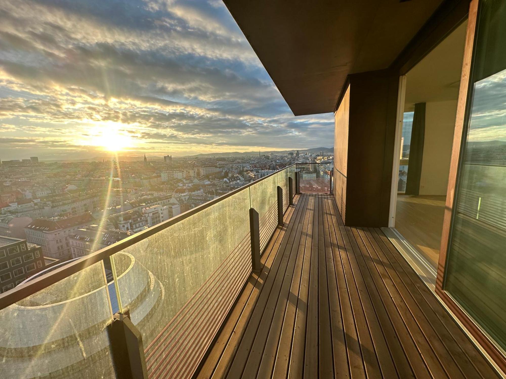 Panorama Sky Apartment I Rooftop Pool I Metro Station Viena Exterior foto