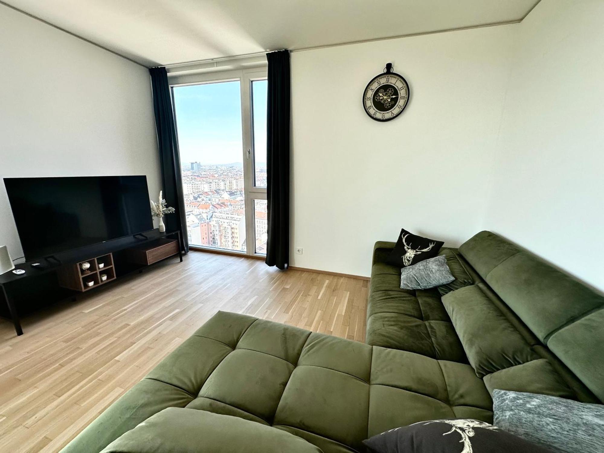 Panorama Sky Apartment I Rooftop Pool I Metro Station Viena Exterior foto